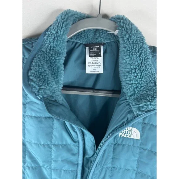 The North Face Junction Insulated Puffer Vest Water Repellent Teal NWT Size M - Picture 4 of 5
